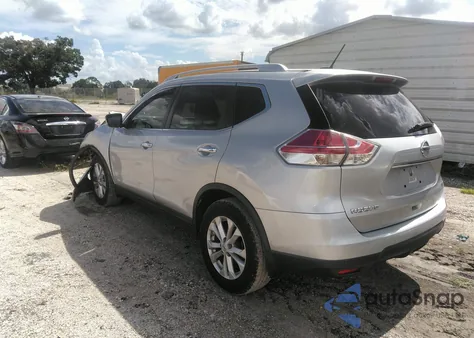 2015 Nissan Rogue Sv from USA, damaged, VIN KNMAT2MT4FP532914